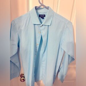 Chaps brand boys medium long sleeve dress shirt.